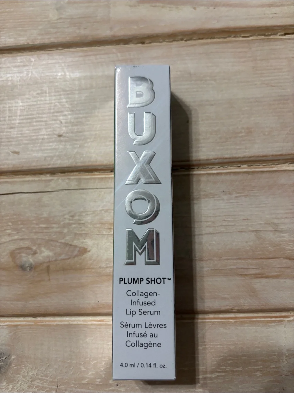 BUXOM Plump Shot Collagen-Infused Lip Serum - White & Silver Accents (8)